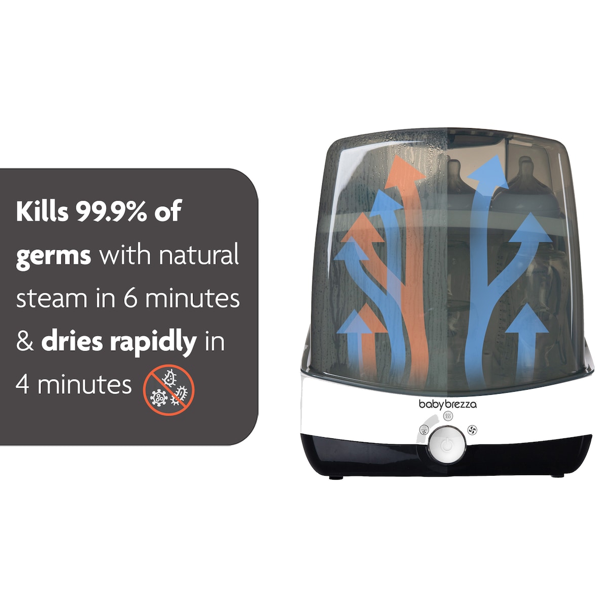 Baby Brezza SuperFast sterilisator og tørker BRZ0083