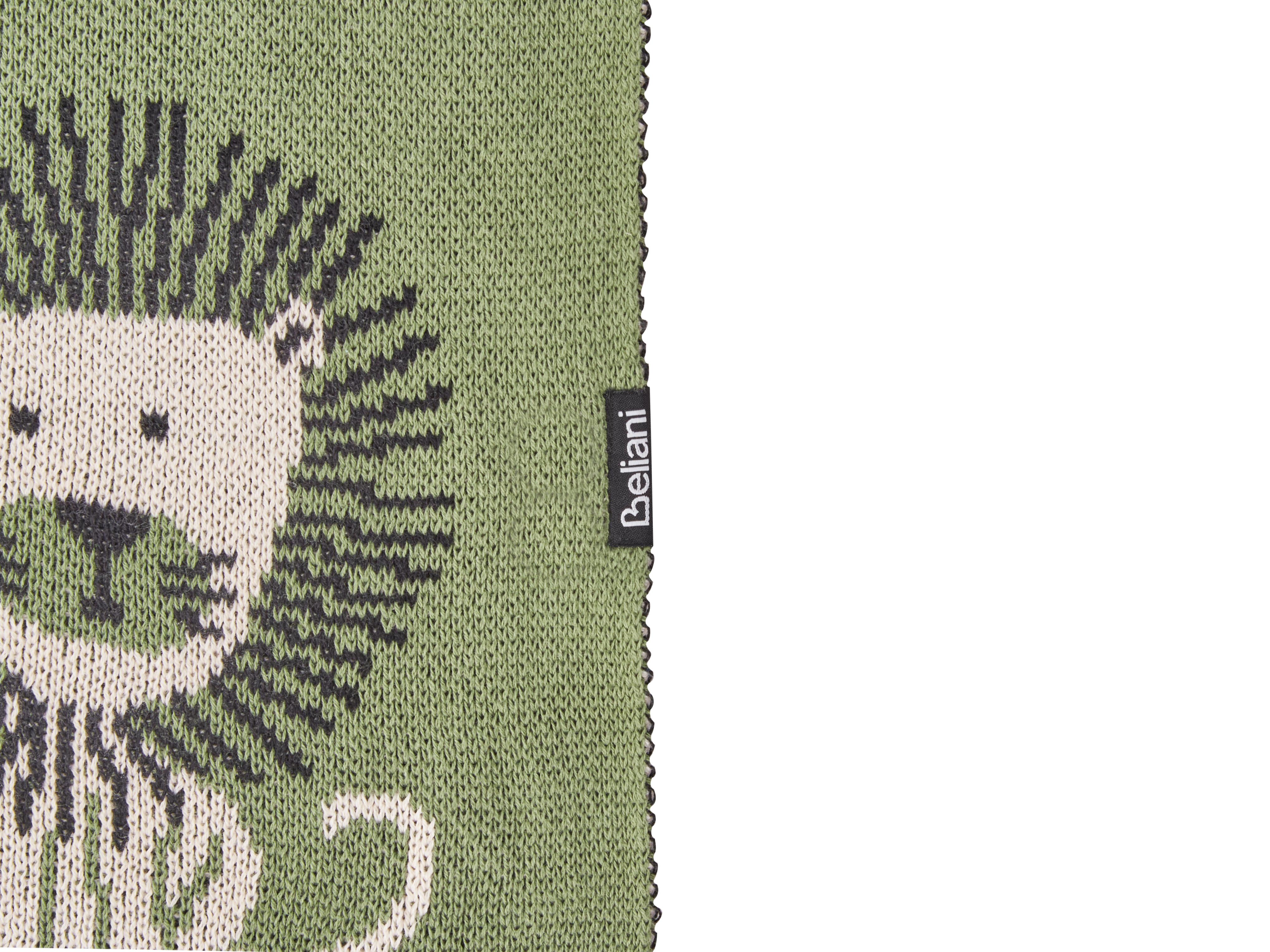 Plaid RUSAMI Katoen 130 x 170 cm Groen