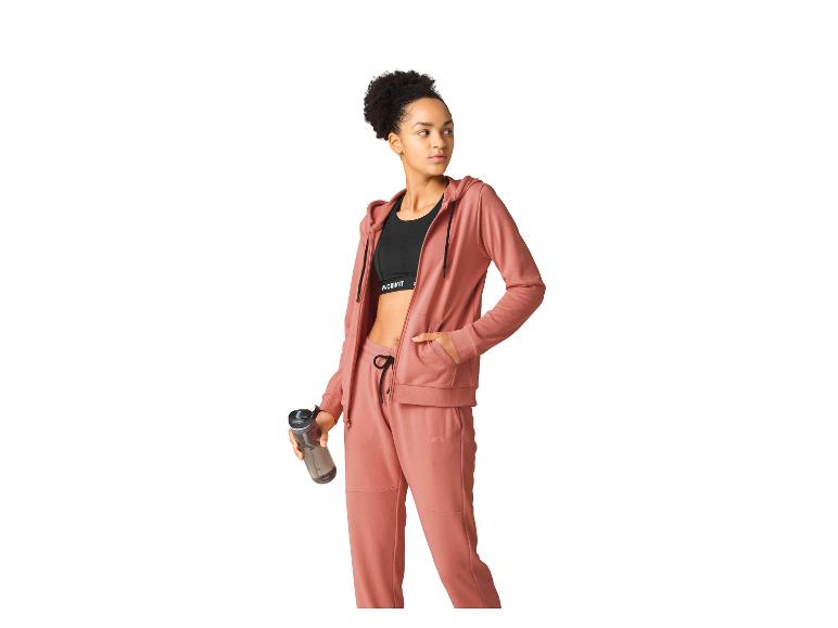 Dames hoodie met rits