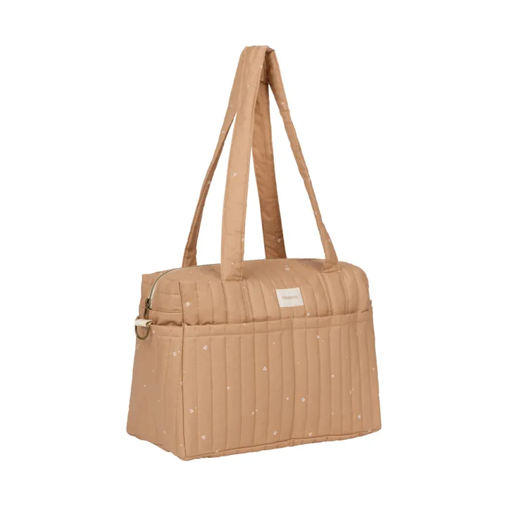 Nobodinoz Sac à langer Stories en coton bio | Blush