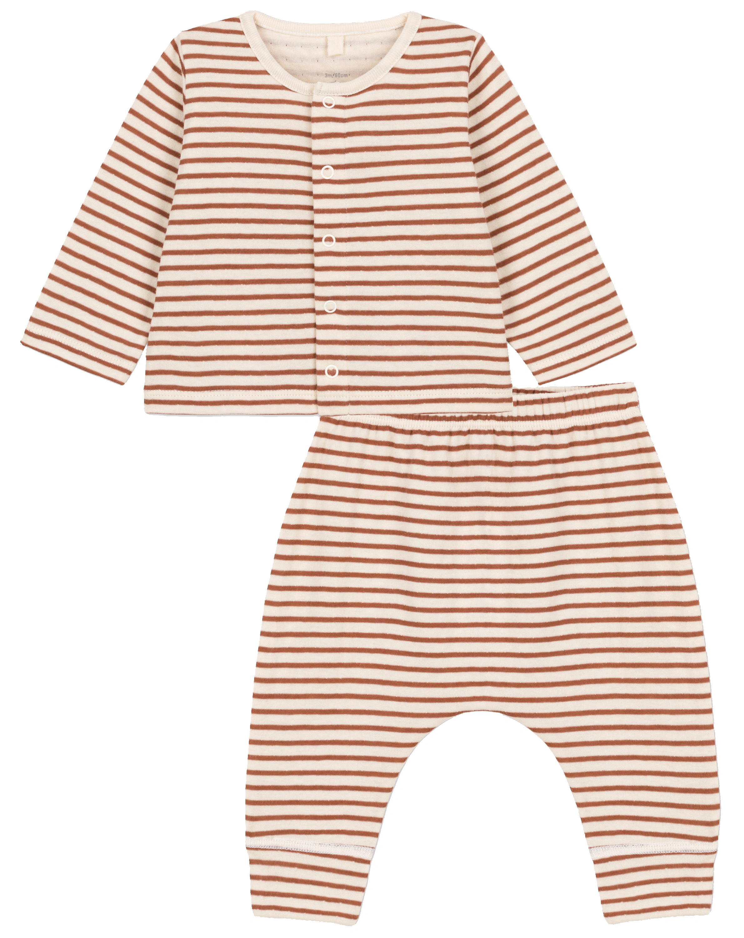 Strickjacke BEBE 2-teilig gestreift in avalanche