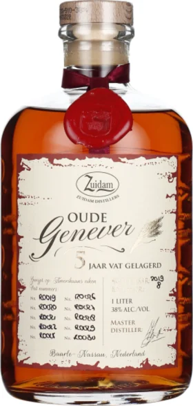 ZUIDAM OUDE GENEVER 5 JAAR 1LTR