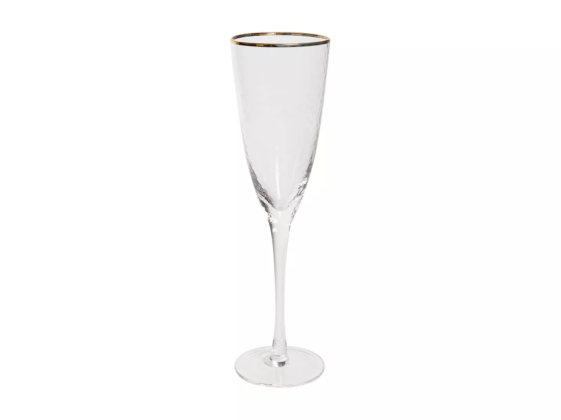 Lot de 4 flûtes à champagne TOPAZ 250 ml Transparent
