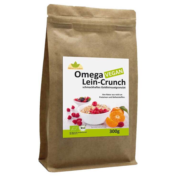 Omega-Lein-Crunch Bio Vegan, 300 g