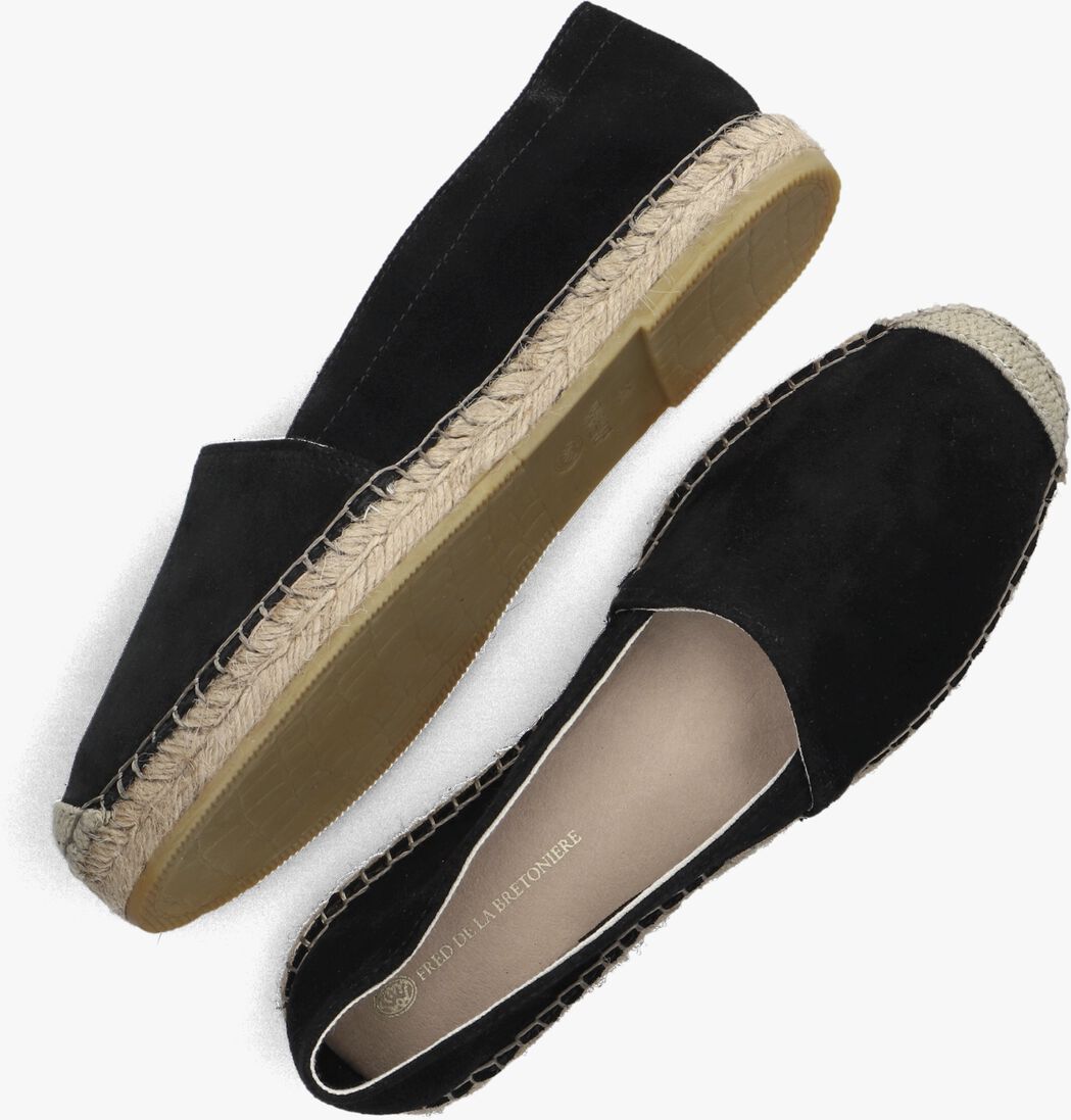 zwarte fred de la bretoniere espadrilles 152010228
