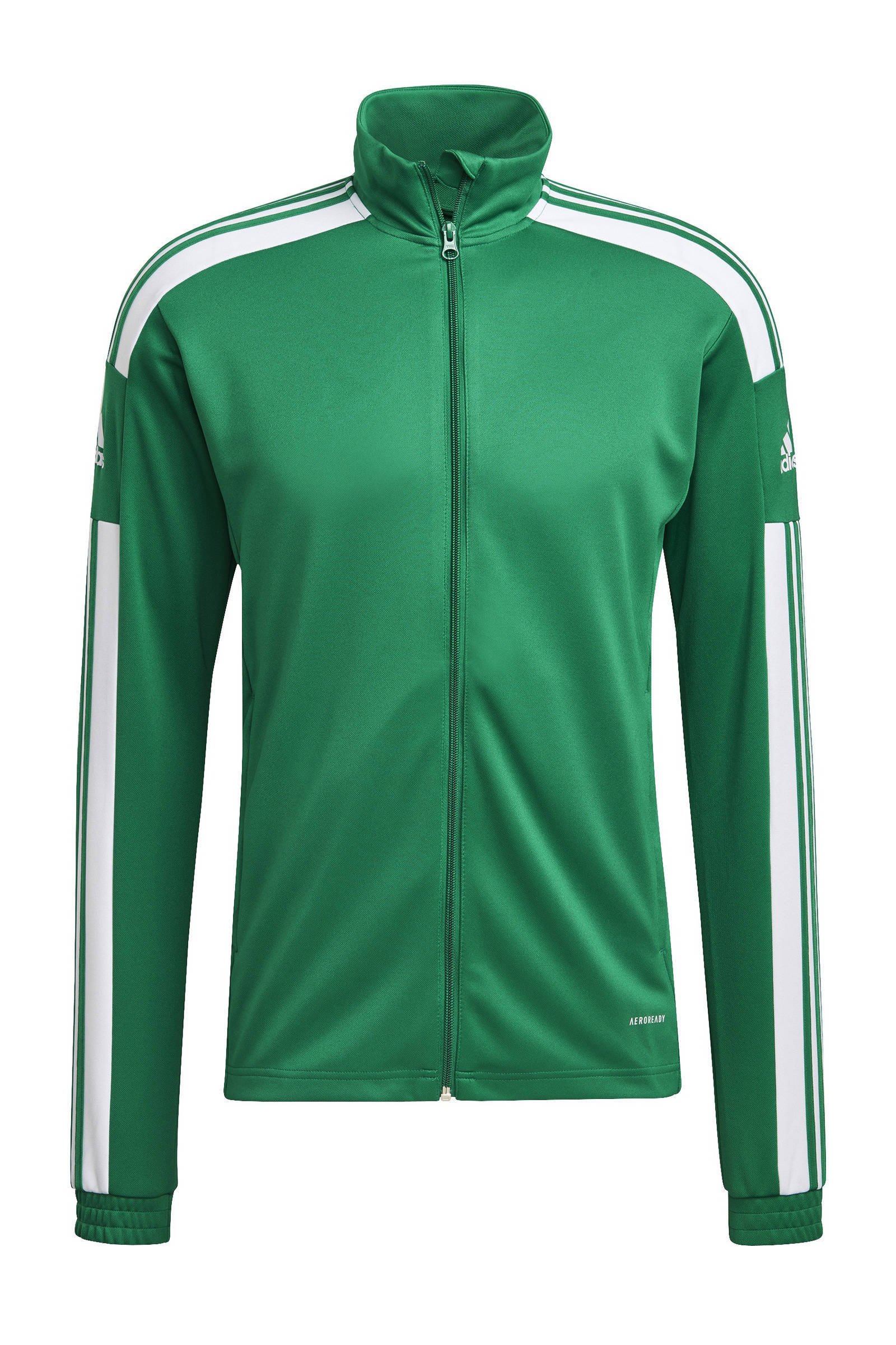 adidas Senior  sportvest Squadra 21 groen/wit