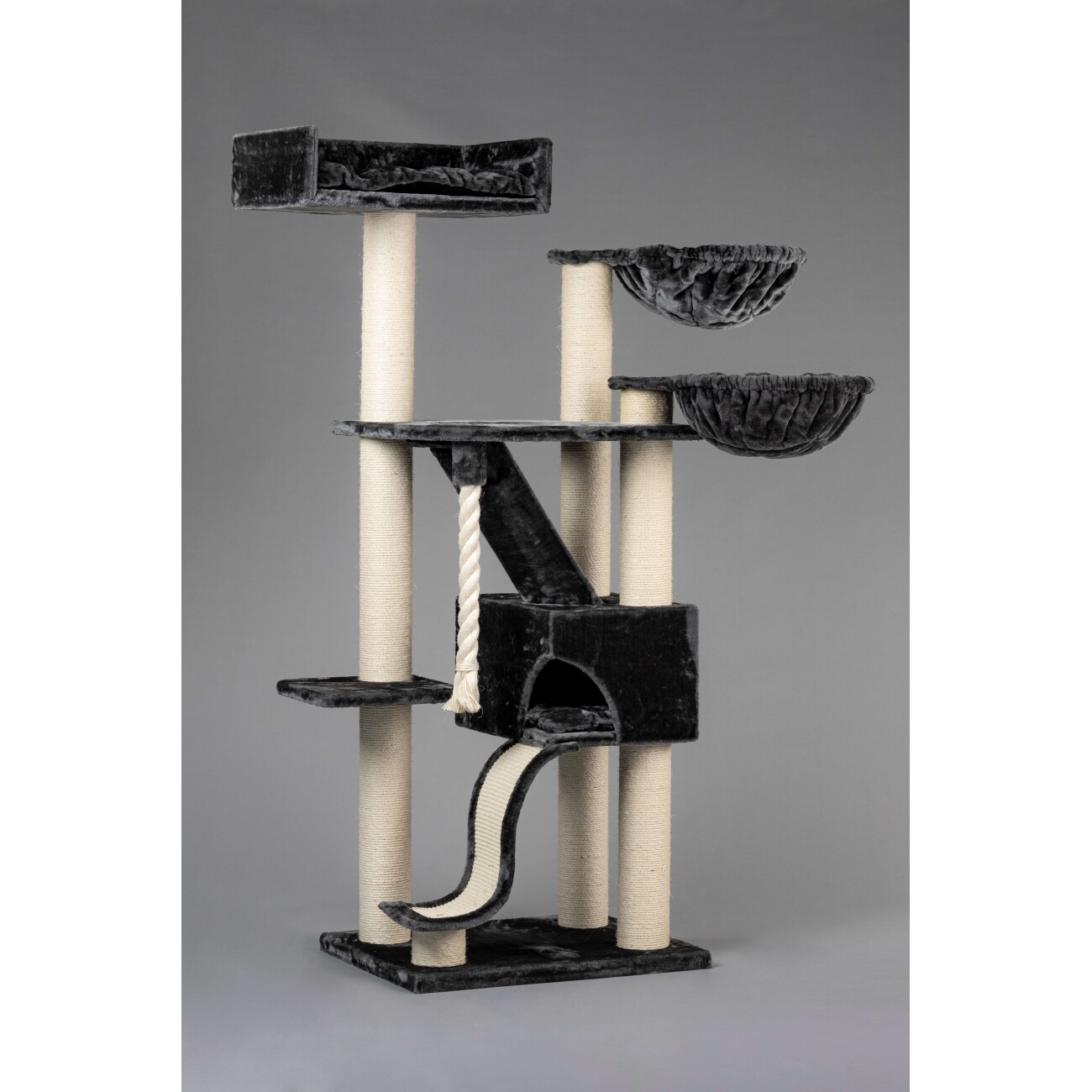 RHR Quality Kratzbaum Kilimandjaro de Luxe creme/ schwarz