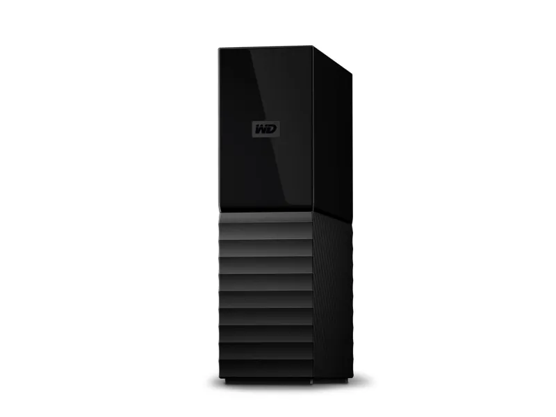 WD My Book WDBBGB0080HBK - Harddisk - krypteret - 8 TB - ekstern (stationær) - USB 3.0 - 256-bit AES - sort