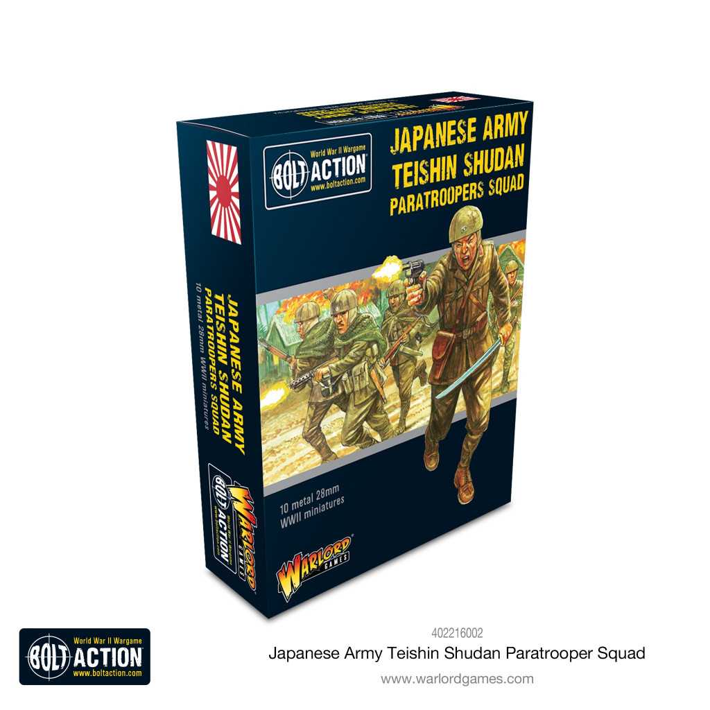 Bolt Action - Japanese - Teishin Shudan Paratrooper Squad