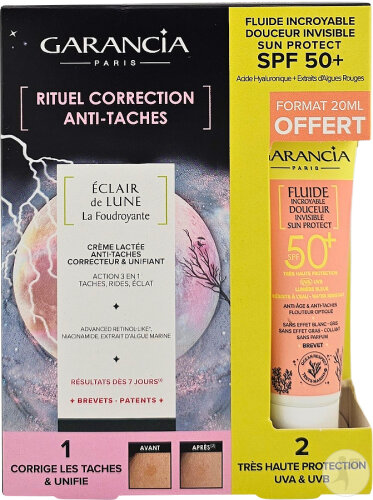 Garancia Coffret Éclair De Lune Foudroyant 30ml + Mini Fluide Solaire IP50+ 20ml