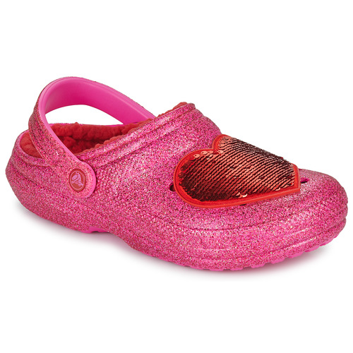 Crocs - CLASSIC LINED VALENTINES DAY CLOG - Rose / Rouge