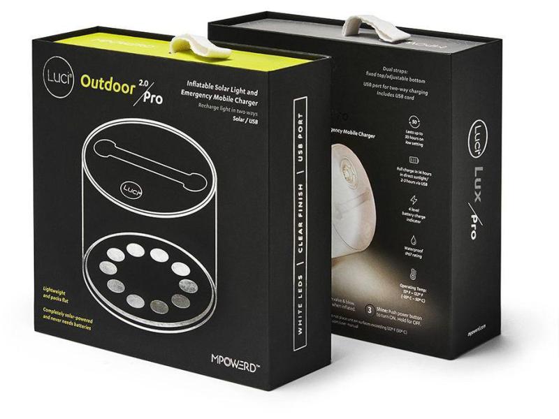 LUCI Campinglampe Solar Light Outdoor PRO Aufblasbare Campinglampe
