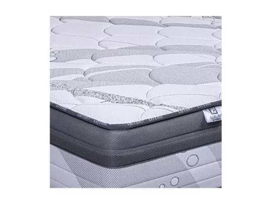 Matelas Prestigelux, 26cm, mousse haute densité, ferme, indépendance du couchage, face été/hiver, 160x200cm