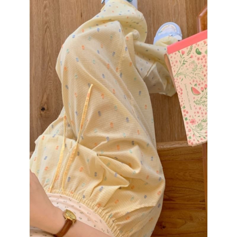 Sadelle - Pyjamabroek met trekkoord en patroon
