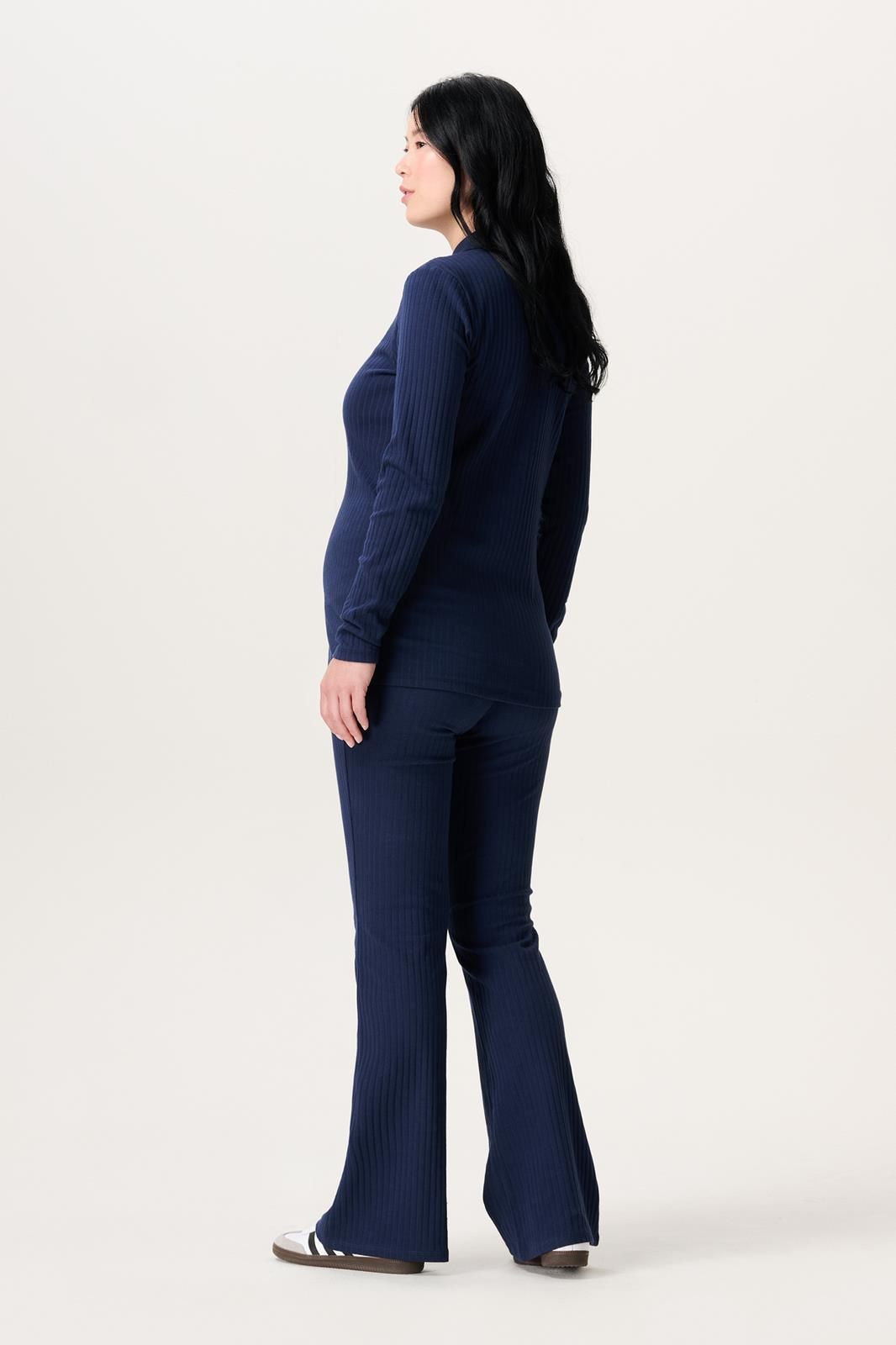 Noppies Maternity Casual broek flared - Naval Academy