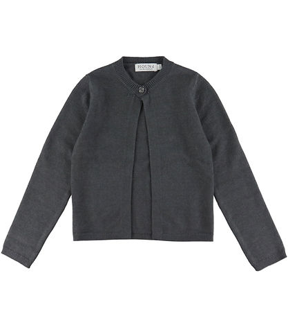 Hound Cardigan - Strick - One Knopf - Dark Grey Melange