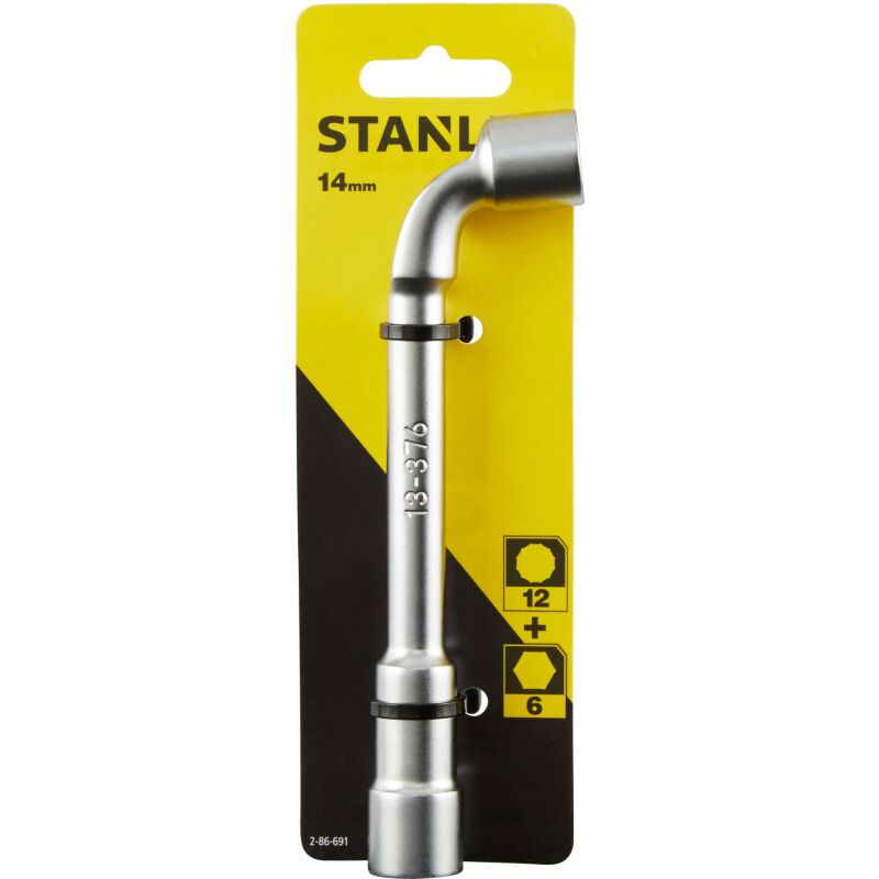 Clé à pipe débouchée 6 x 12 pans 14 mm