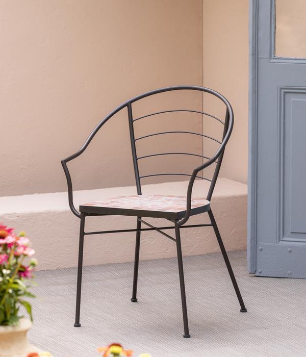 Dehner Mosaiksessel Chiara, terra-rosé