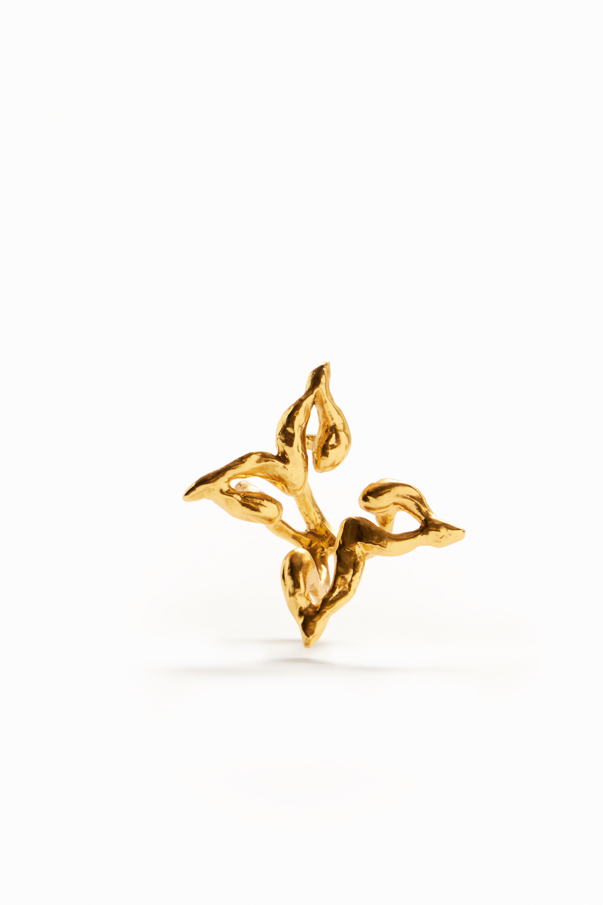 Bague papillon plaquée or Zalio