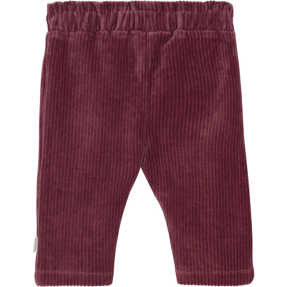 Køb Minymo Rose Brown Bukser Velour