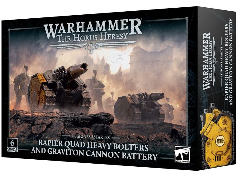 Games Workshop Figurenset Warhammer Horus Heresy Rapier Qua Warhammer Horus Heresy, Rapier-Batterie mit Schweren Boltern und Gravitonkanone – Bausatz