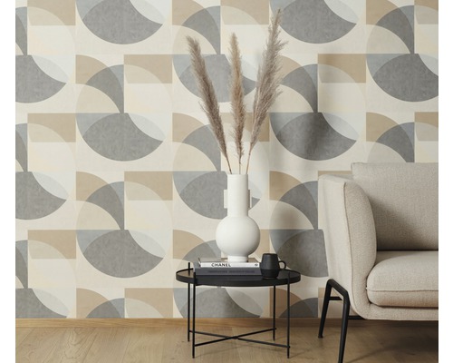 Vliesbehang 10150-02 ELLE Decoration Graphic beige