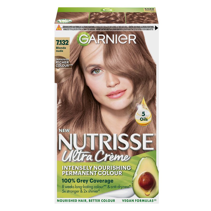 Garnier Nutrisse Cream 7.132 Blonde Nude