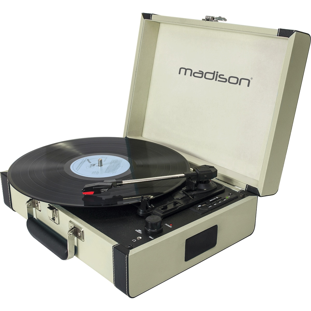 Vintage platespiller m. Bluetooth
