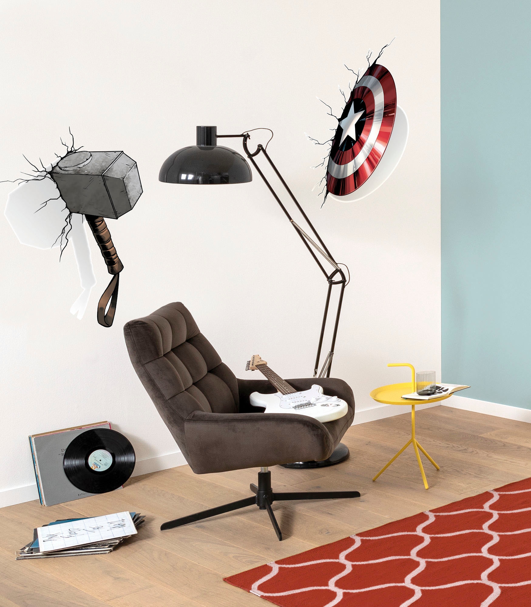 Komar Wandtattoo »Avengers Powerful Weapons - Grösse 50 x 70 cm« selbstklebend, Wandsticker, Kinderzimmer