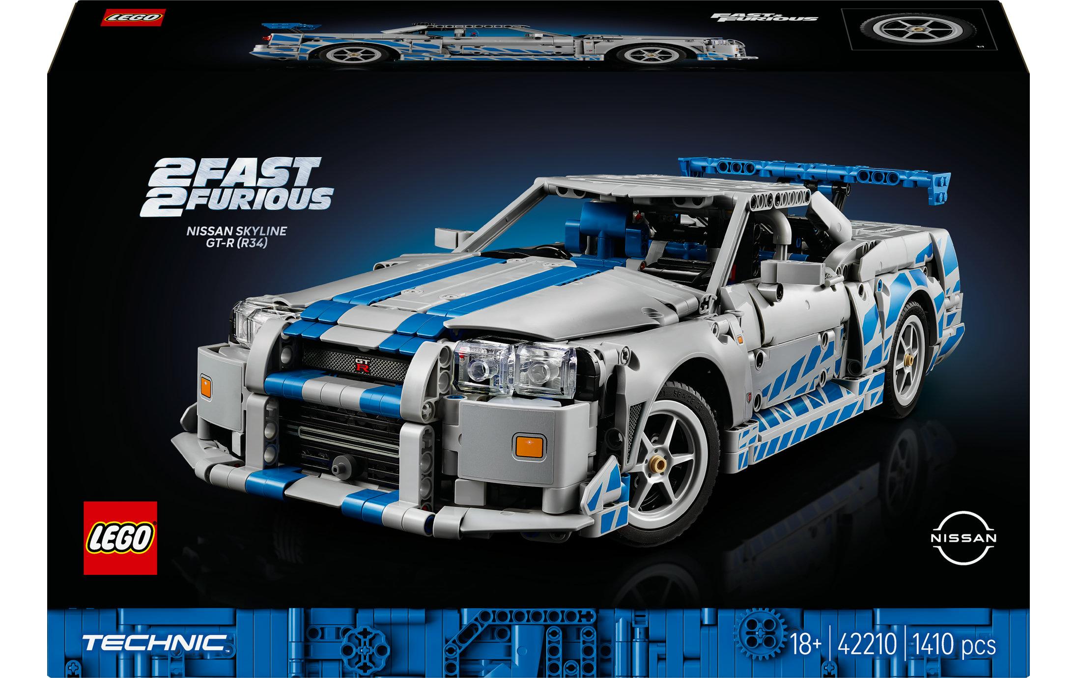 Technic 2 Fast 2 Furious Nissan Skyline GT-R (R34) 42210<br>Spielzeugauto aus Fast & Furious