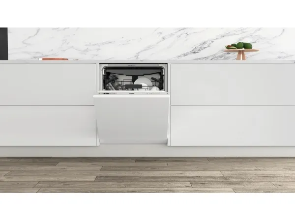 WHIRLPOOL WIC 3C26 F - Opvaskemaskine - Sølv