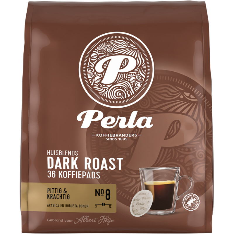 Perla Huisblends Dark roast koffiepads