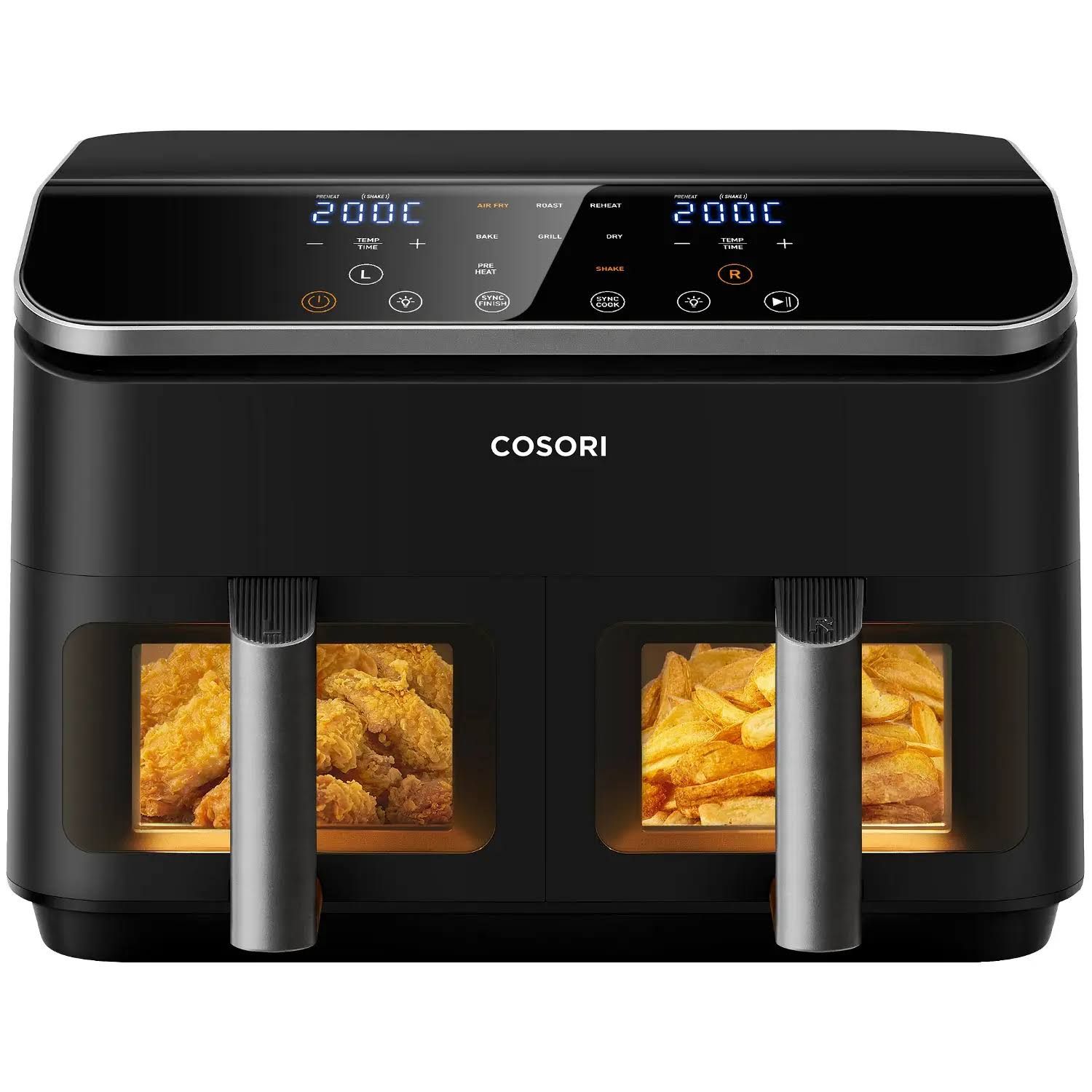 Cosori Heißluftfritteuse Dual Basket CAF-R901-AEU