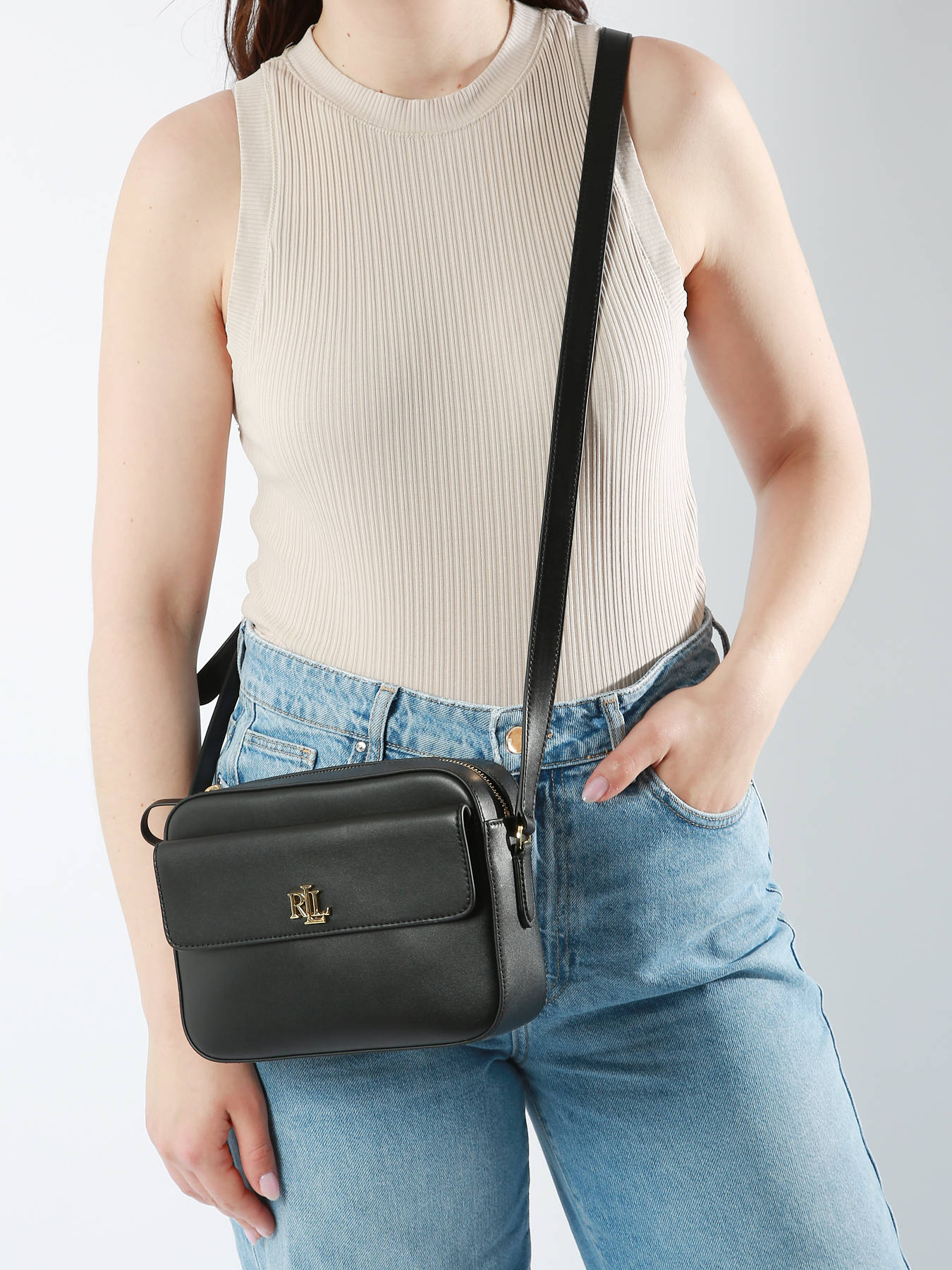 Sac bandoulire Dryden cuir LAUREN RALPH LAUREN