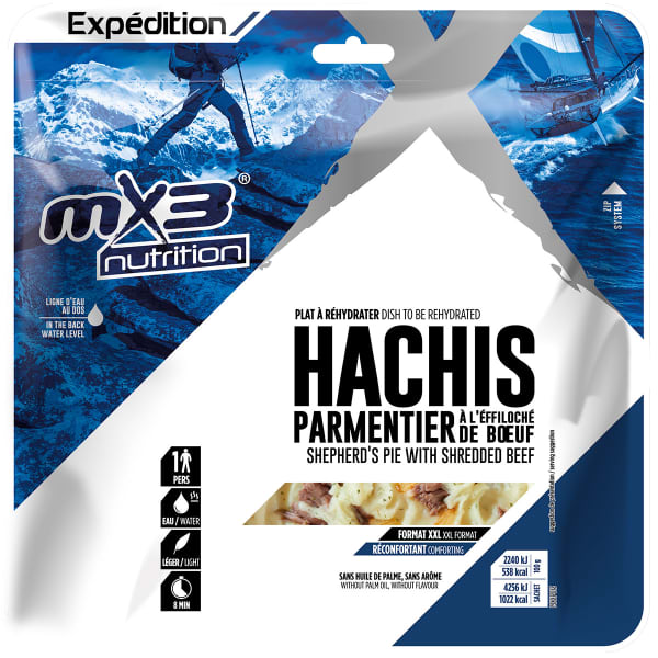 Repas lyophilisé MX3 HACHIS PARMENTIER BOEUF