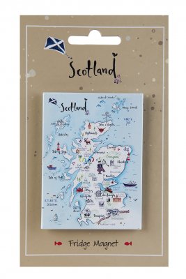 Map of Scotland magnet