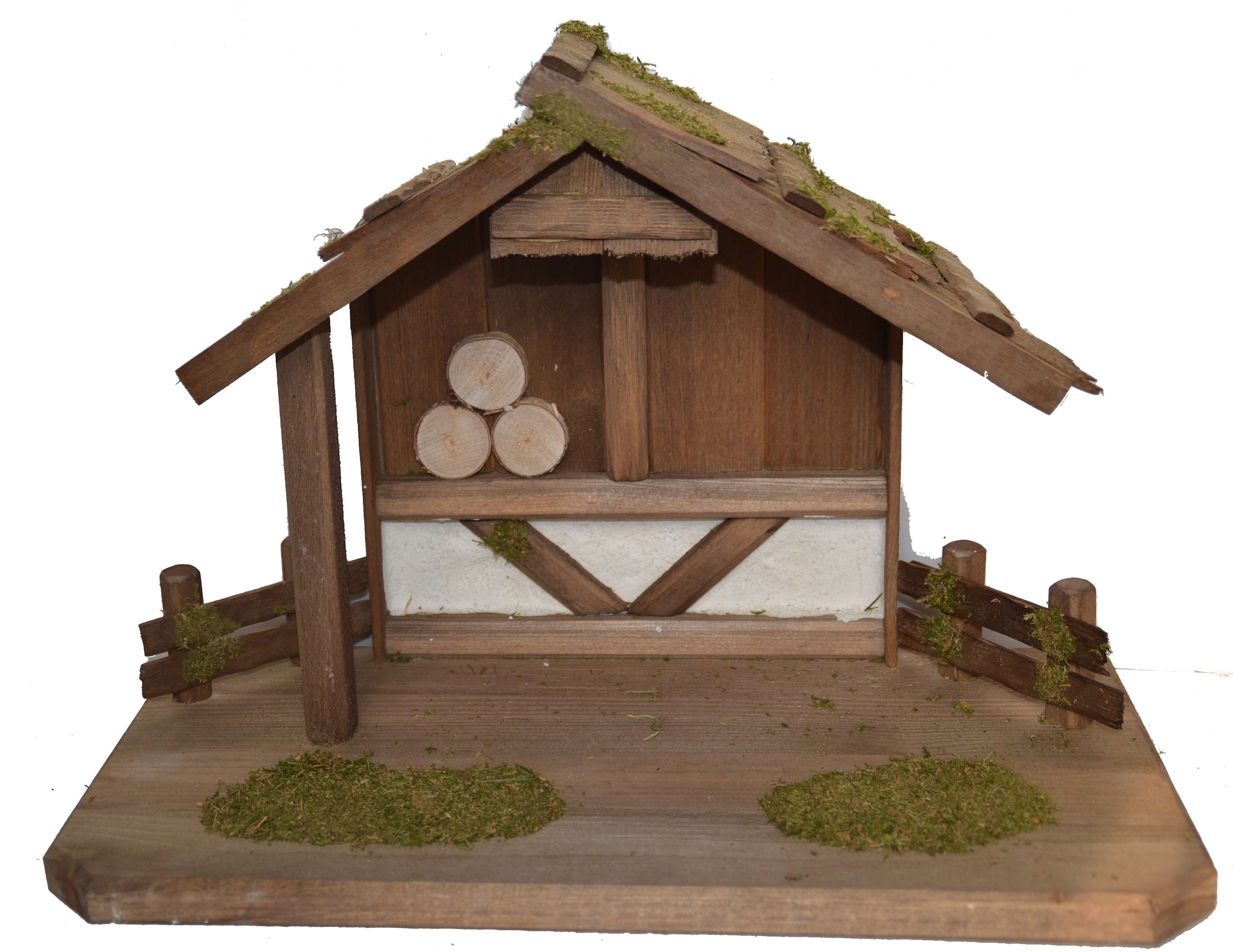 Alfred Kolbe Krippe »Weihnachtsdeko« aus Holz, 40x20x28 cm, für Figuren bis 13 cm Höhe