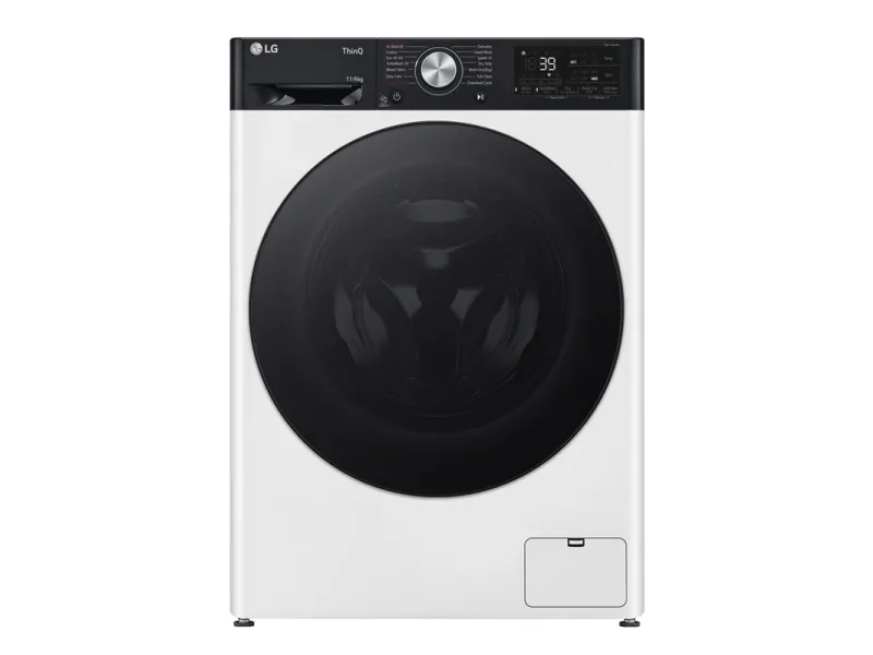 LG Serie R7 F4DR711S2H - Vaske-/ tørremaskine - Wi-Fi - bredde: 60 cm - dybde: 62 cm - højde: 85 cm - frontbetjening - 11 kg - 1400 rpm - hvid