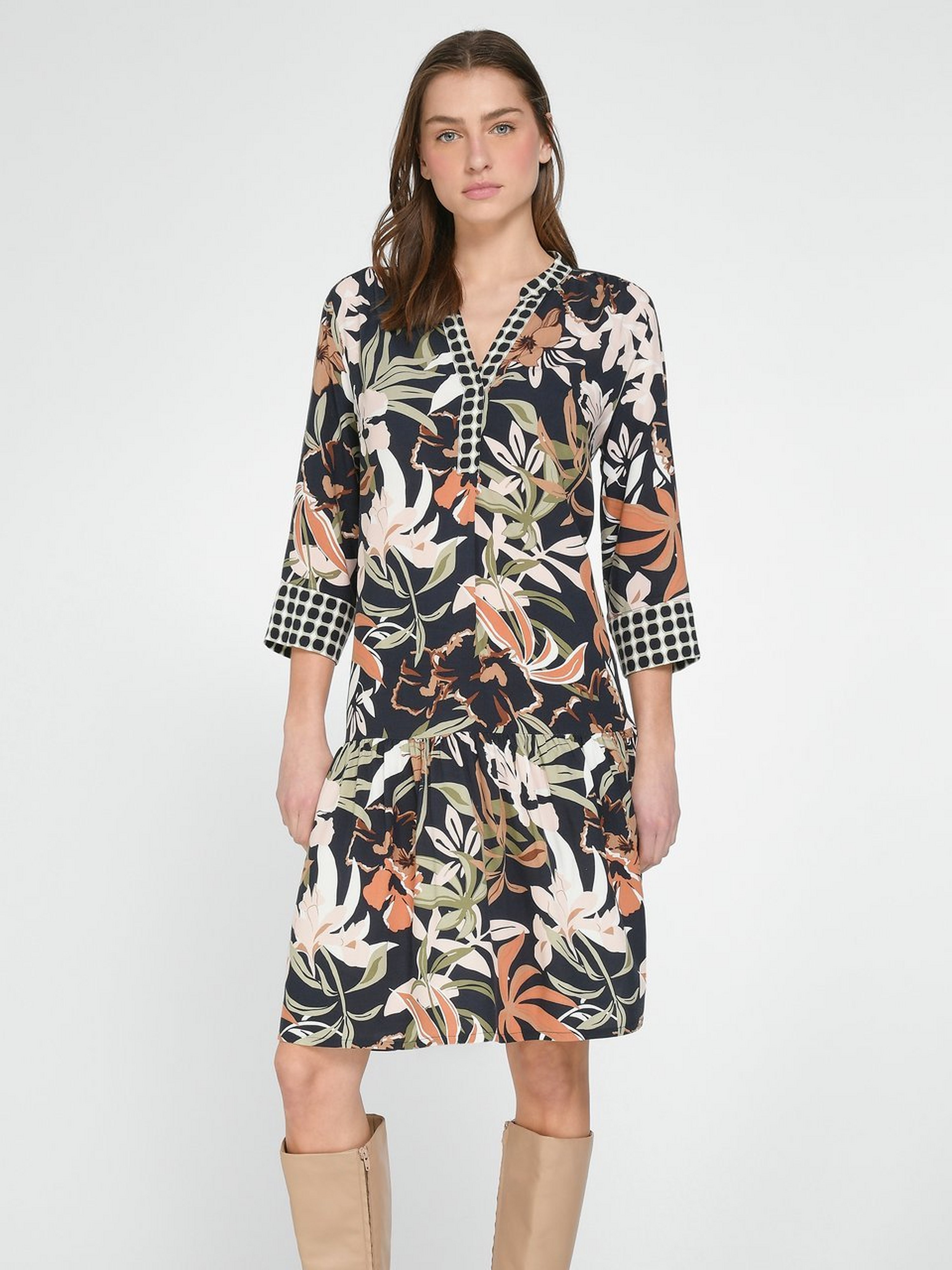 Kleid mit 3/4-Arm