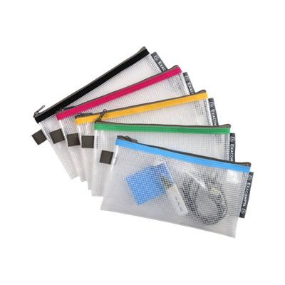 Exacompta Iderama - Pochette zip - format 10 x 21 cm - disponible dans différentes couleurs