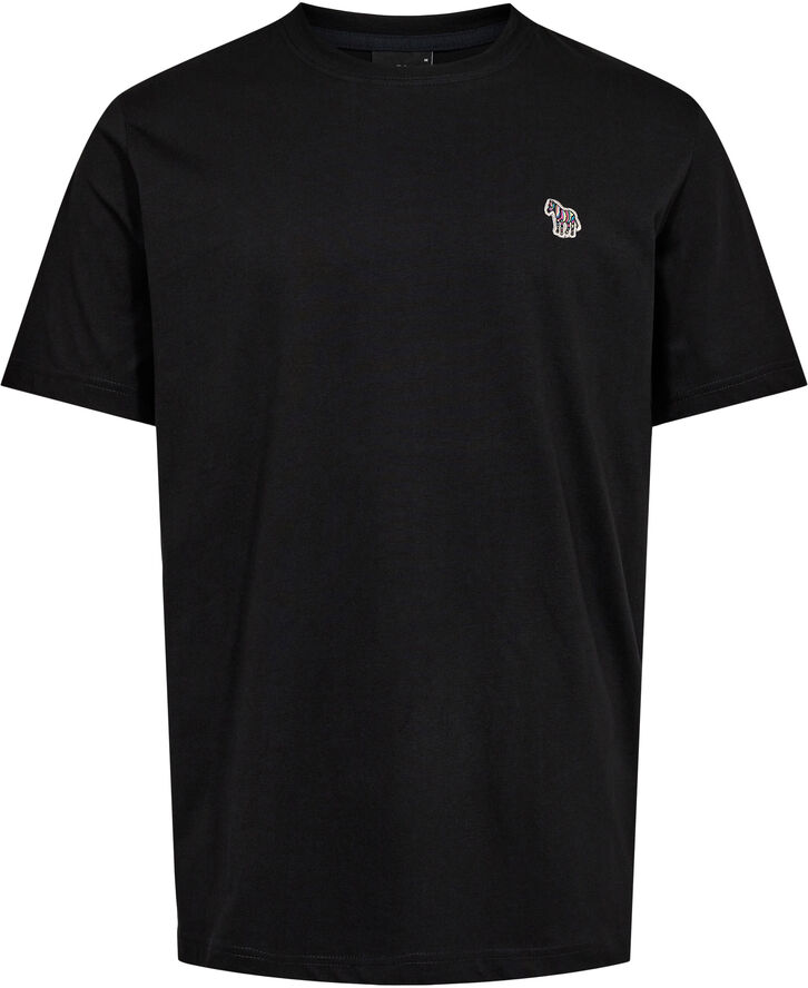 PS Paul Smith MENS REG FIT SS TSHIRT ZEBRA Sort