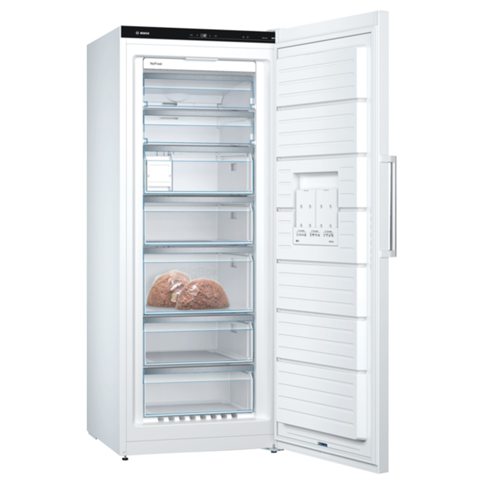 BOSCH Gefrierschrank GSN54AWCV - weiß - C
