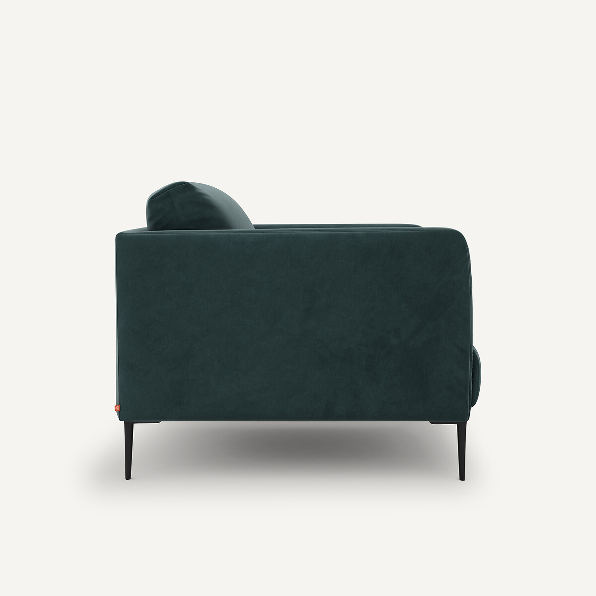 AM.PM<br>Poltrona de veludo, design Oscar E. Gallina
