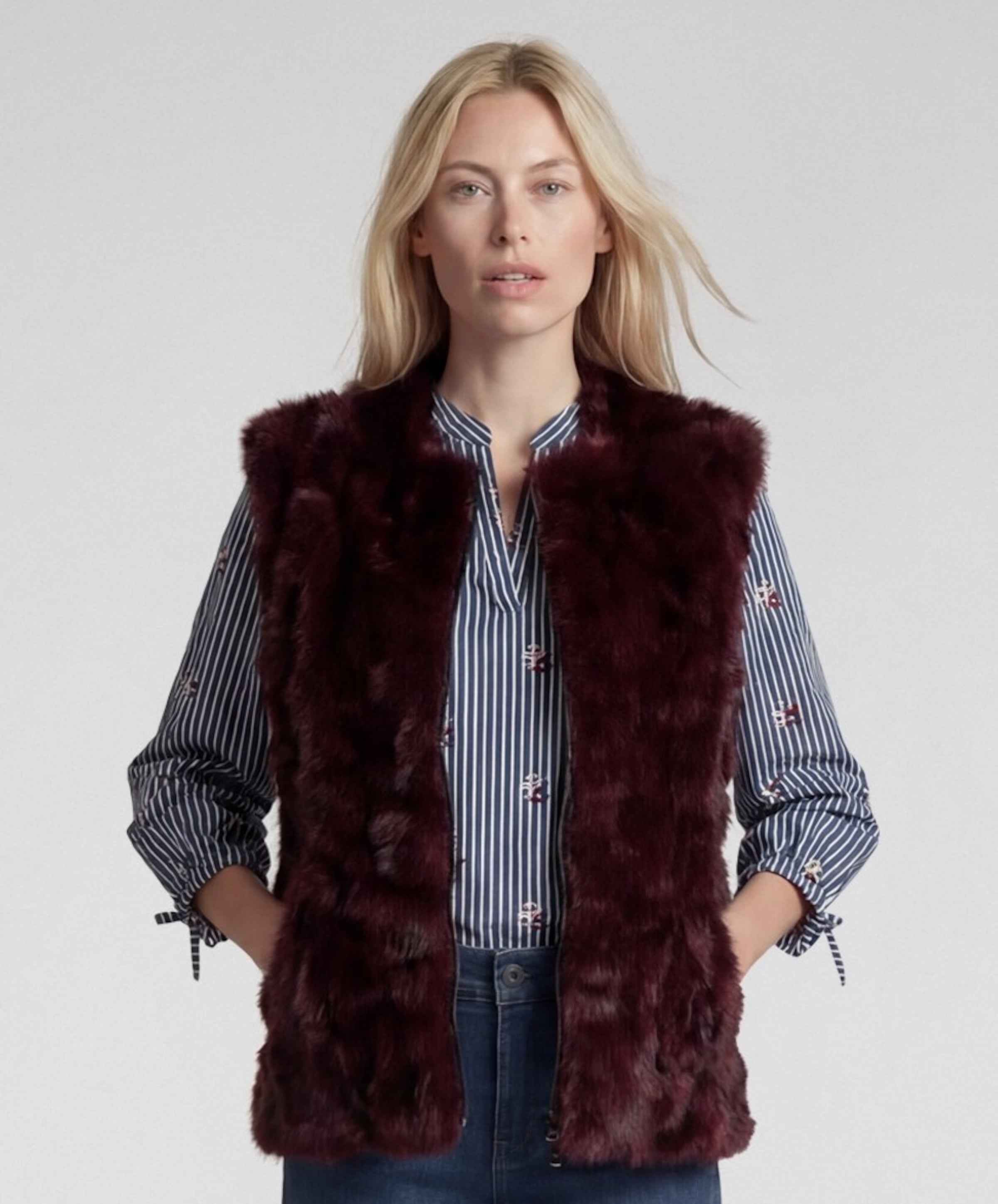 Rabe Dames bodywarmer bordeaux