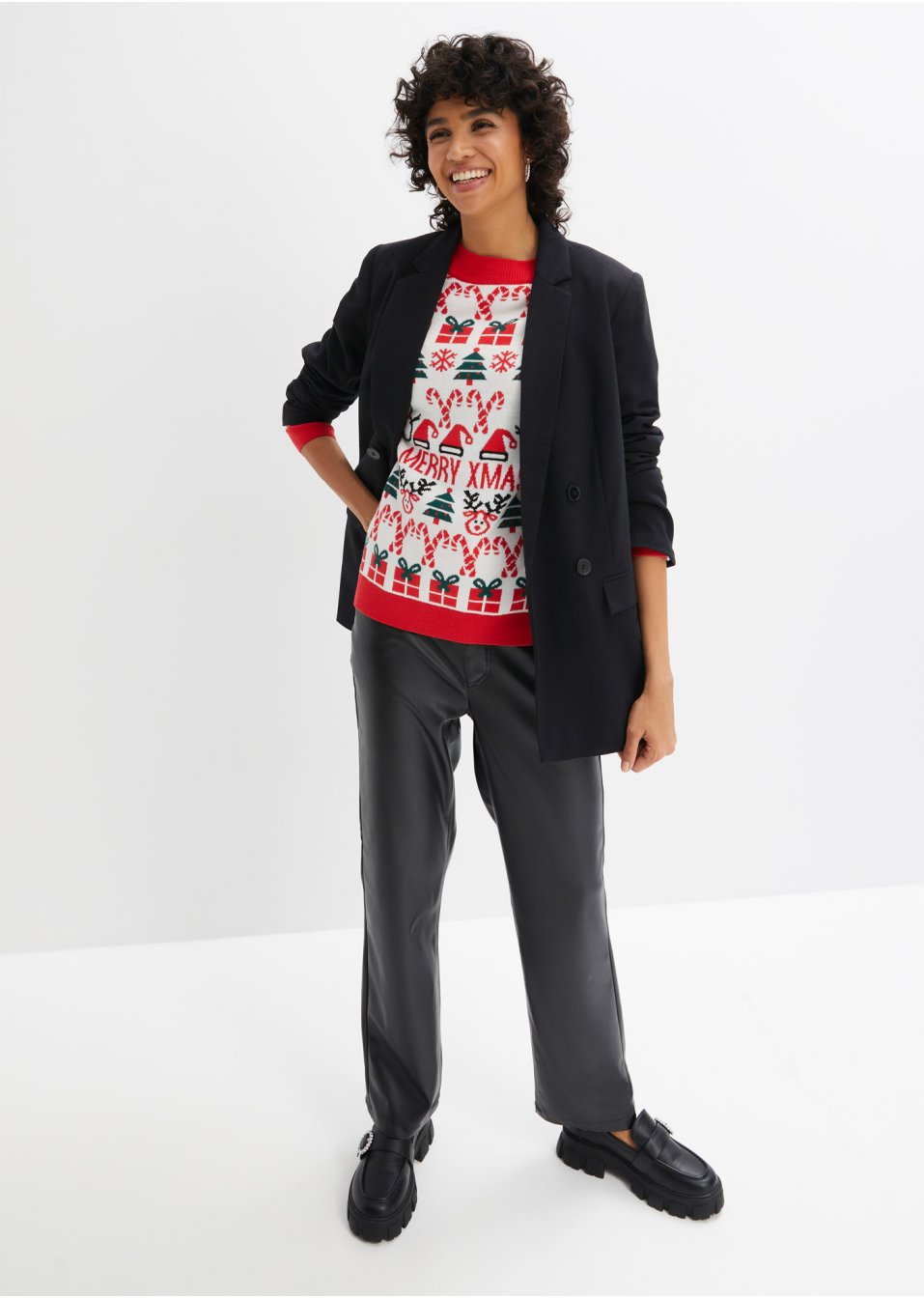 Pull motif Noël
