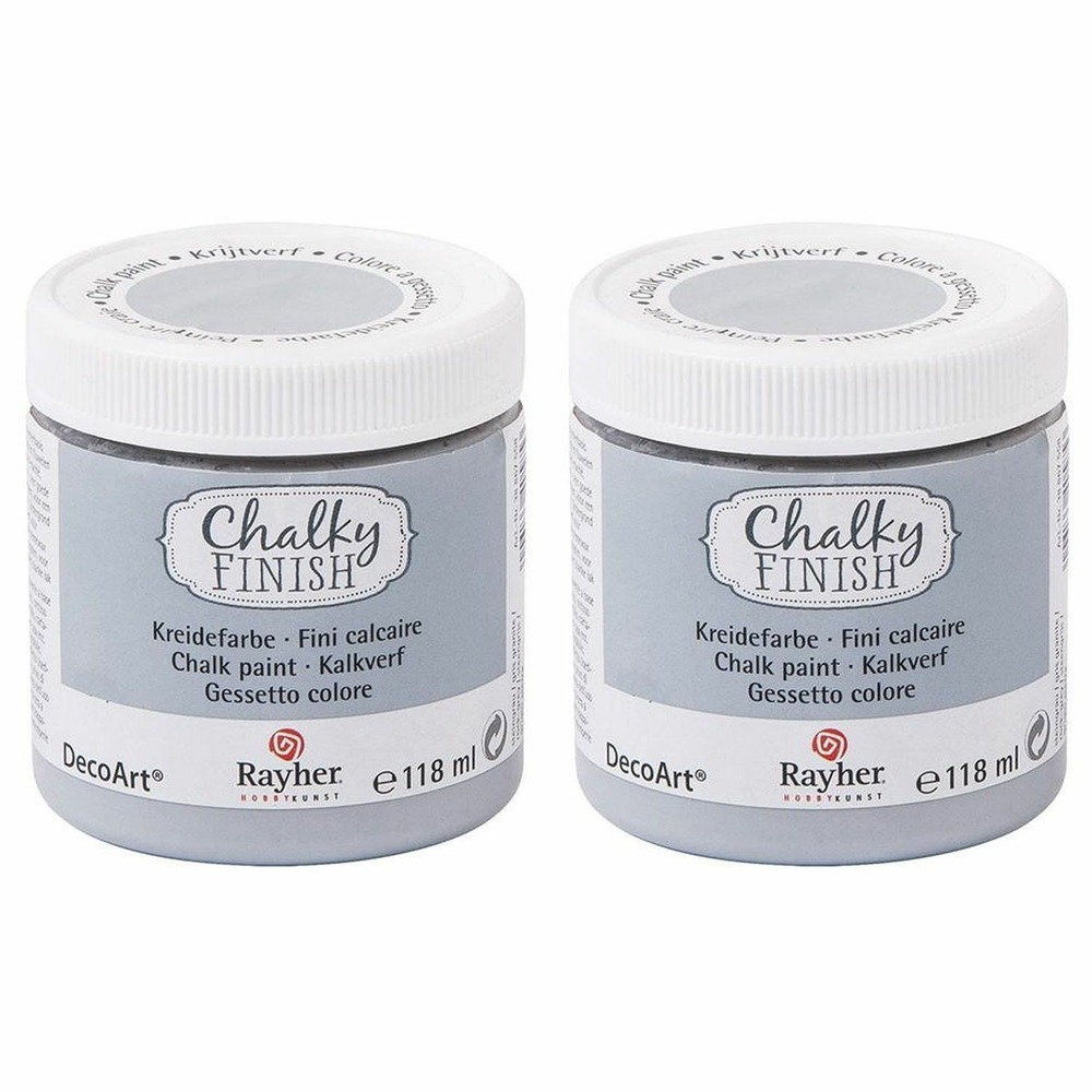 Peinture craie chalky finish 236 ml - gris
