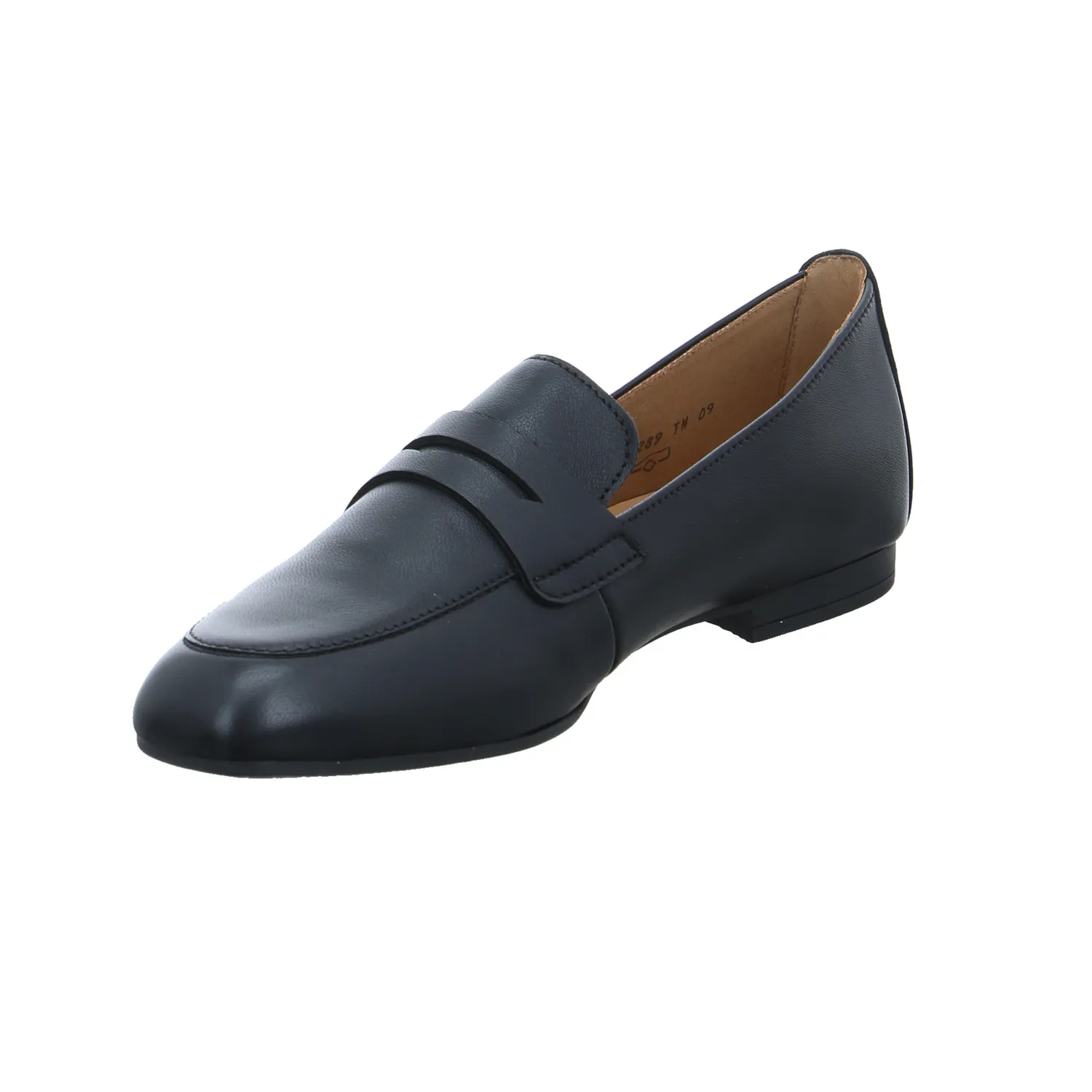 GABOR Slipper Schwarz Leder  
