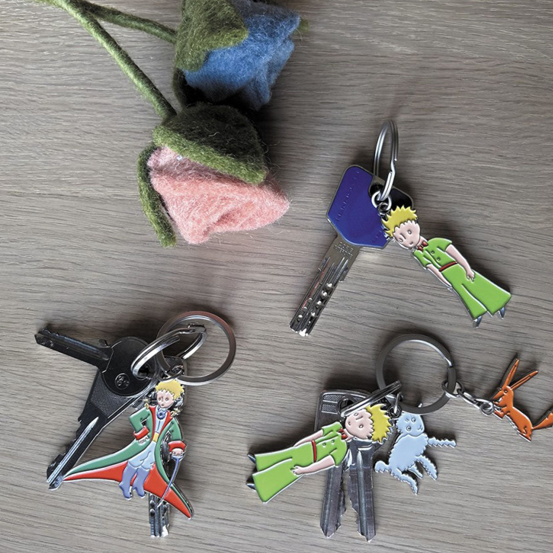 Petit jour sleutelhanger de kleine prins met cape