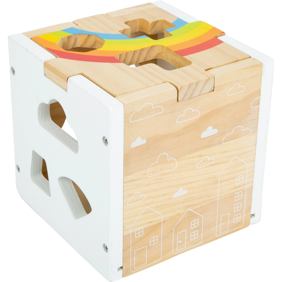 small foot® Steckwürfel Regenbogen