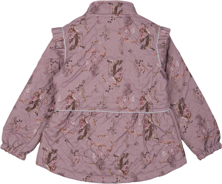 Mikk-Line Thermal  Frill Set AOP Twilight mauve